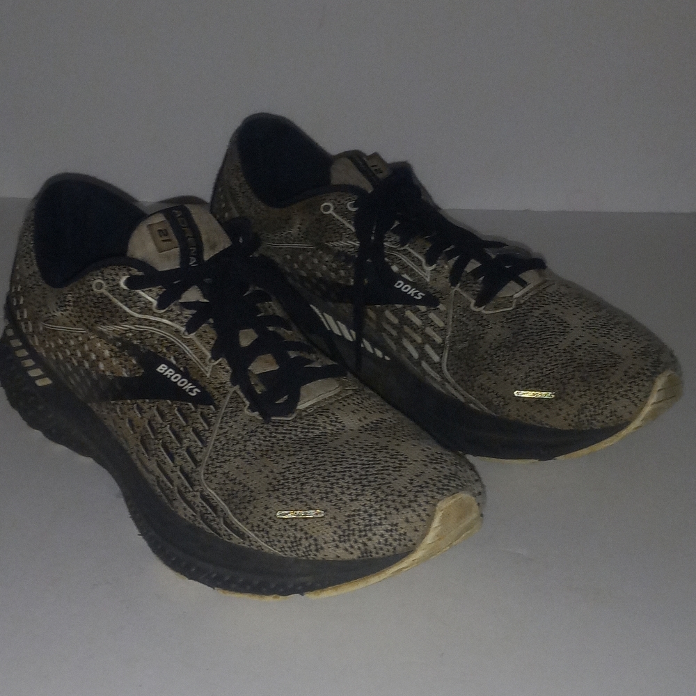 Brooks Adrenaline GTS 21 Supportive Road Running Shoes US 13 White/ Black